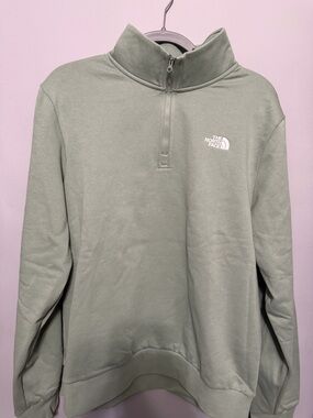 The North Face Men's Quarter-Zip Pullover - Sage Green